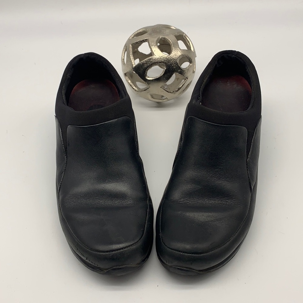 Merrell Black Leather Slip on  Loafers